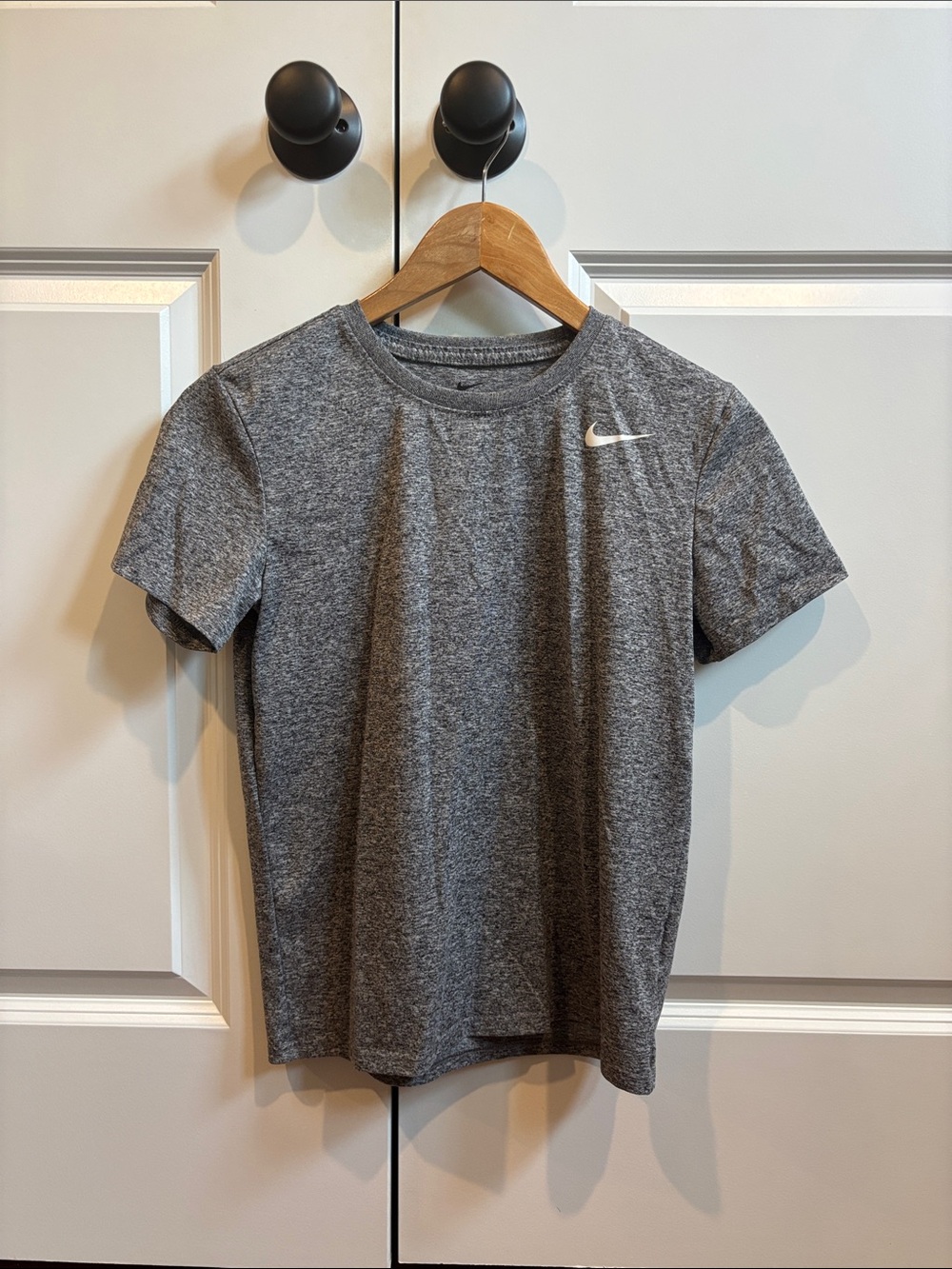 Nike Women's Gray Heather Short Sleeve Performance Tee